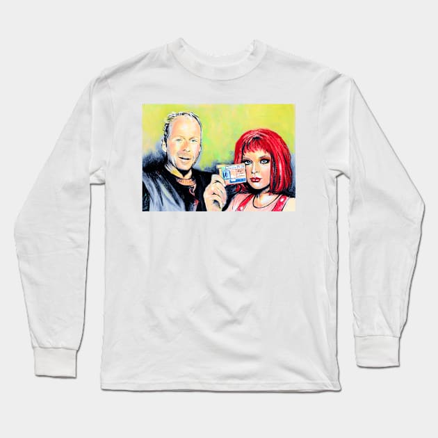 The Fifth Element Long Sleeve T-Shirt by Svetlana Pelin